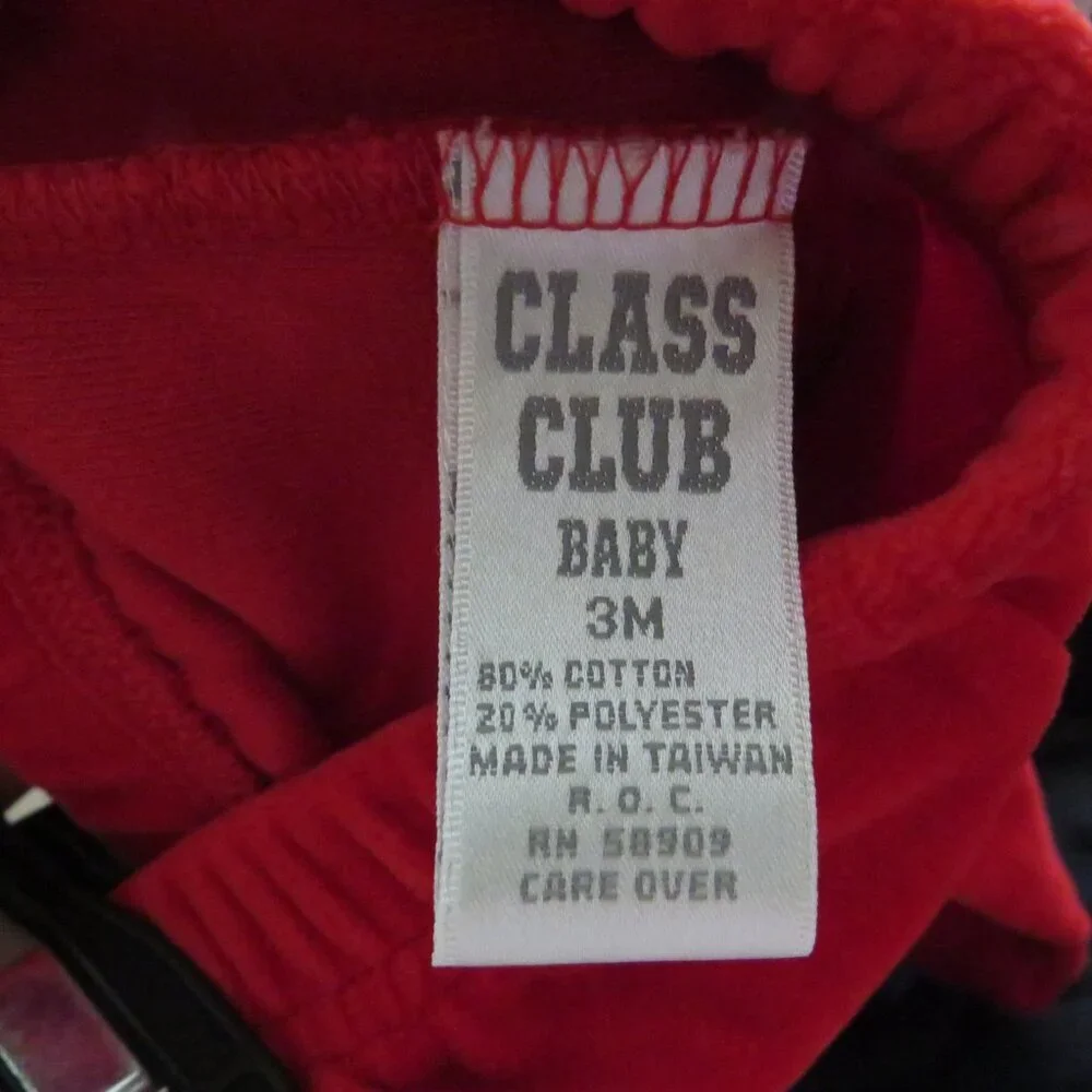 Red Snowflake Sweater & Velour Pants 3 months Mixed Set